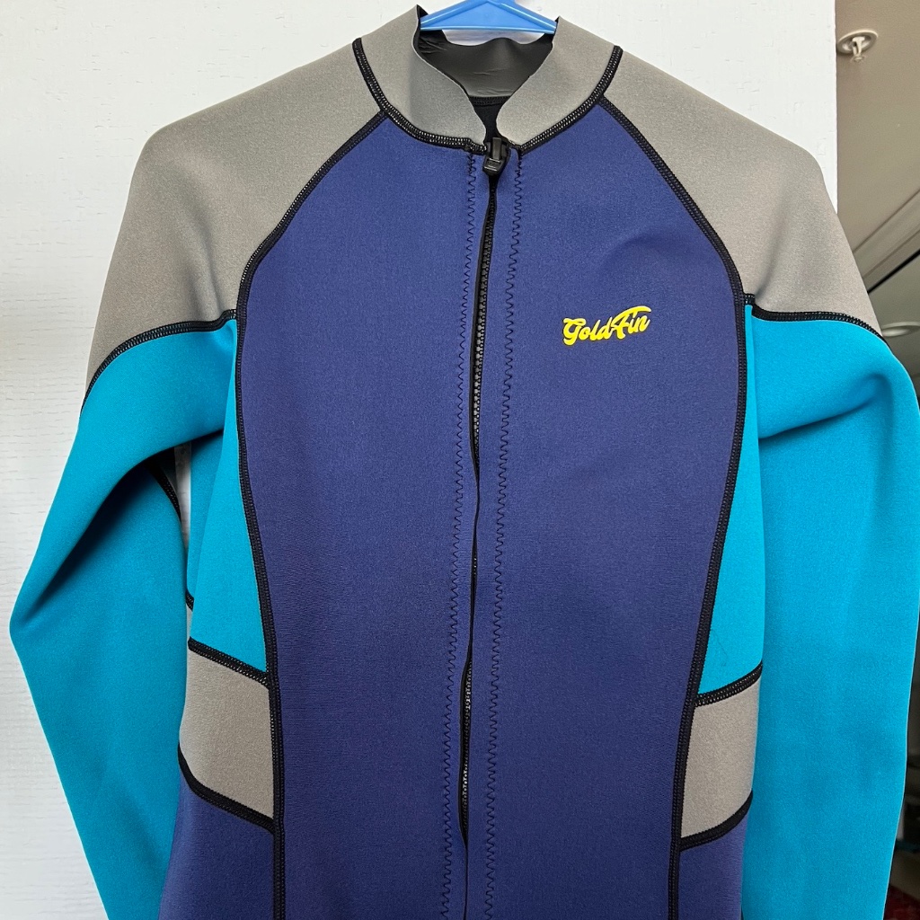 Goldfin Wetsuit Jacket Size Large 2mm Neoprene